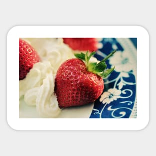 For the Love of Strawberries Sticker